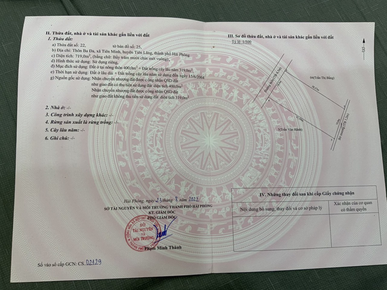 Bán đất chính chủ